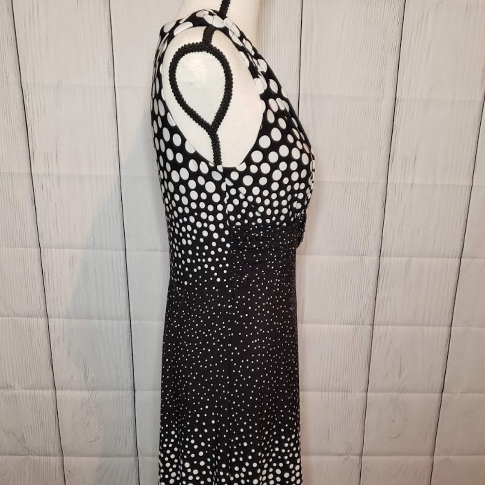 🖤Perceptions🤍 Black & White Poka Dot Dress - Picture 5 of 5